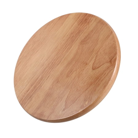 Beige Wooden Round Stool Seat for Home and Bar Use Comfortable Durable Wooden Material