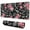 Pioneer Flower Floral, variant on Long Mouse Pads for Desk,Pioneer Flower Floral Print Pattern Desk Mats on Top Of Desks, Desk Mouse Pad Extra Large with 3mm Non-Slip Base and Stitched Edge for Gaming,Office,Work,Home 35.4"x15.7"
