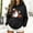 Black, variant on Only Moment Blue Women Oversized Hoodies Fall Outfits Halloween Printed Polyester More Breathable & Appealing Modern Fit Sweatshirt Sweaters XS
