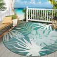 thumbnail image 3 of Aonewoe Round Outdoor Rugs 6Ft Waterproof Patio Plastic Straw Rug Reversible Camping Carpet Indoor Outdoor Area Rug for Patio,Deck,Balcony,Picnic,Beach,Outside, 3 of 8