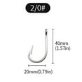 thumbnail image 4 of Universal Octopus Fishing Hook Lure Fishing Hook Line Connector Stainless Steel Fishing Tackles, 4 of 9