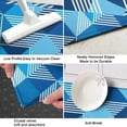 thumbnail image 3 of Blue Geometric Pattern Kitchen Rug Mat,Kitchen Runner Rugs Non Skid Washable,Decorative Kitchen Floor Mats for Kitchen,Sink,Laundry,17"X47", 3 of 5