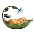 thumbnail image 1 of Solar Animal Hanging Light Garden Cat Dog Squirrel Statue Art Tree Pendants (B), 1 of 7