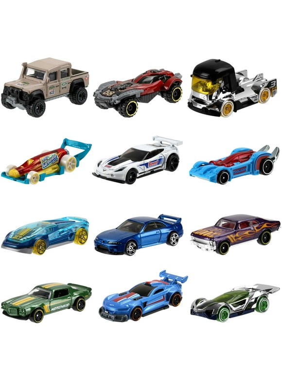 Hot Wheels Basic Car, 1:64 Scale Toy Vehicle for Collectors & Kids (1 Car; Styles May Vary)