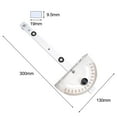 thumbnail image 3 of Chendee Woodworking Table Saw Adjustable Angle Ruler Miter Gauge With Track Stop Backer,A, 3 of 8
