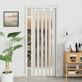thumbnail image 2 of 38" x 80" 1-Lite Paneled PVC/Vinyl Accordion Door, 2 of 6