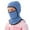 Sky Blue, variant on Windproof Balaclava for Kids, Winter Ski Face Warmer Hooded Neck Gaiter for Youth, Cold Weather Face Mask for Boys Girls