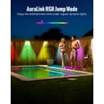 thumbnail image 4 of Luces solares para vallas exteriores FabStyl, paquete de 12, RGB IP65, 4 of 7