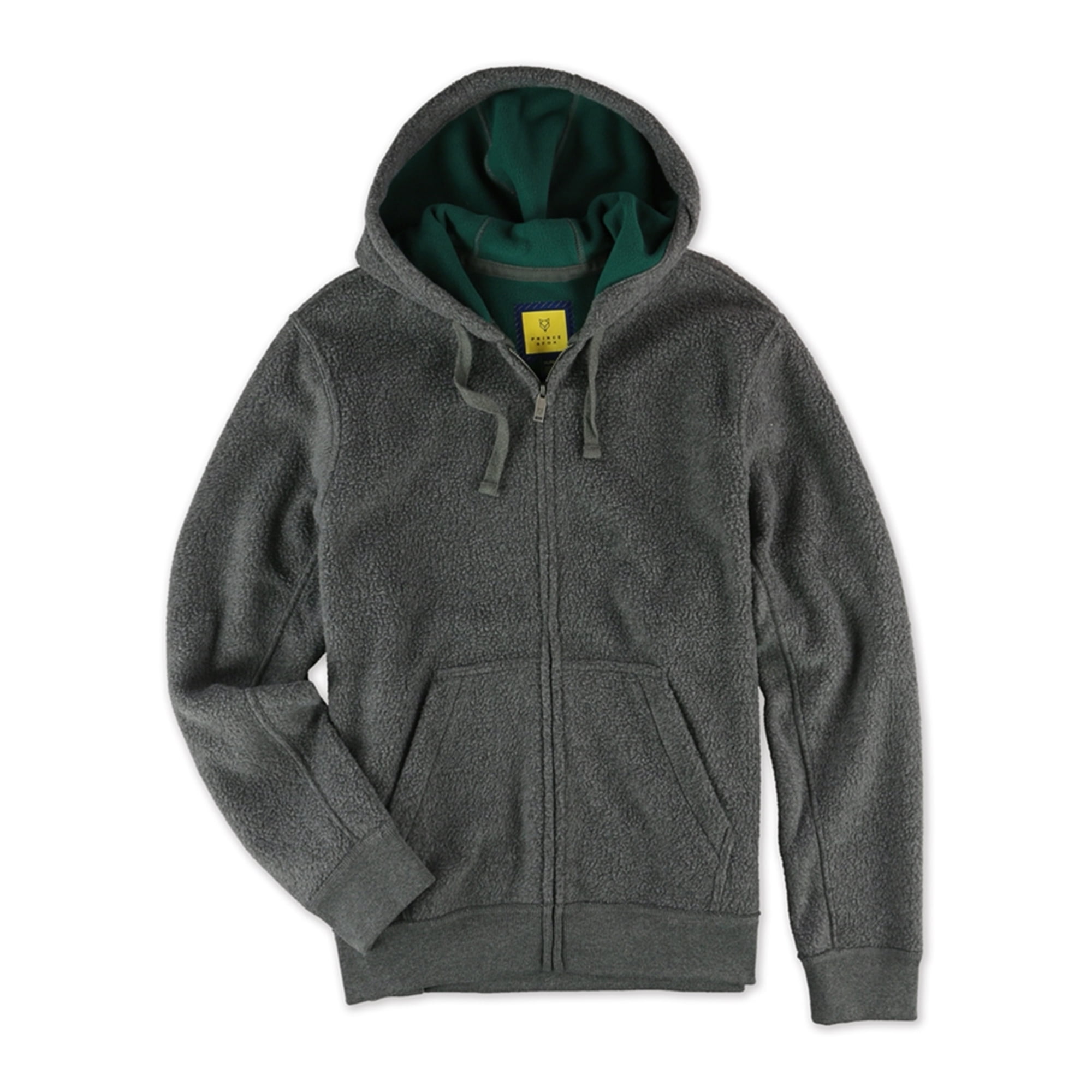 Aeropostale Aeropostale Mens Fleece FZ Hoodie Sweatshirt, Grey, X