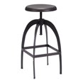 thumbnail image 1 of Zuo Aristotle 34" Bar Stool in Antique Black, 1 of 2