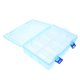 thumbnail image 1 of Caja de almacenamiento portátil para joyas, caja de plástico con compartimentos, contenedor transparente con tapa, cajas, tapas, contenedores, 1 of 6