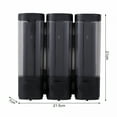 thumbnail image 2 of ACDANC Shower Dispenser Wall-Mounted Shampoo and Conditioner Container Soap Dispenser Shower Soap Dispenser Shampoo Conditioner Body Wash Dispenser, 2 of 7