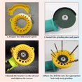 thumbnail image 4 of Drill Bit Sharpener, Drill Bit Sharpener for Grinder, Heavy Duty Drills Sharpening Fixture, for Auto Repair Metalworking Industrial Crafts Gardening Construction Home Improvement (1PC), 4 of 8