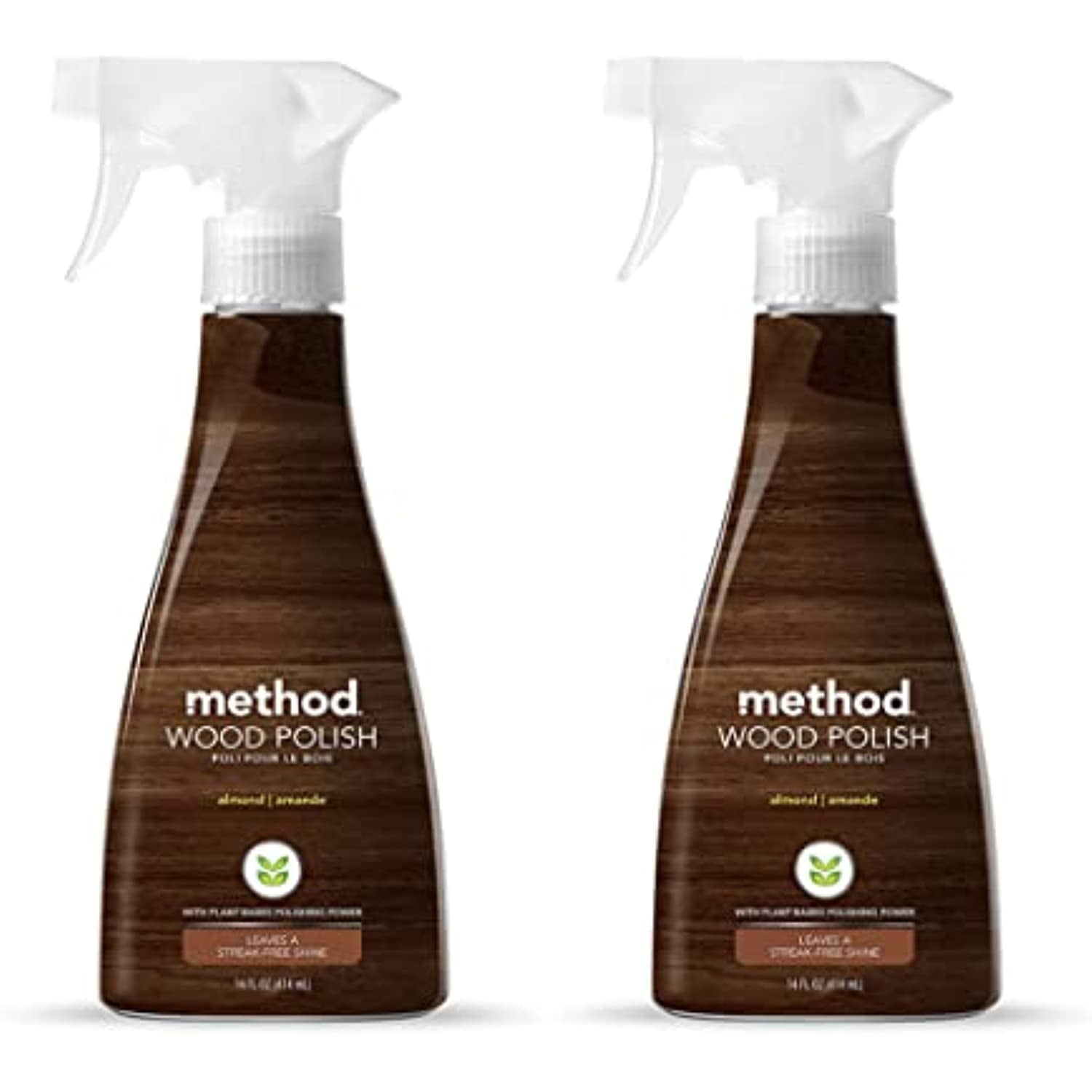 Method Wood Polish, Almond, 14 Ounces, (2 Pack)