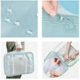 thumbnail image 3 of Ensemble de 6 Pcs de Cubes d'Emballage de Voyage Pliables, Sacs Organisateurs de Rangement Imperméables avec Boucle et Design en Maille, 3 of 7