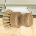 thumbnail image 5 of Decor Store Dish Washing Brush Short Durable Bamboo Fiber Wooden Pot Brush for Home, 5 of 10