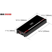 Earthquake Sound Mini D2500 2nd Gen Mono Block Class D 2500 Watts Car Amplifier