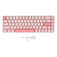 thumbnail image 2 of RGB Backlit Gaming Keyboard, USB C Wired Mechanical Keyboard 60% 68 Keys Ergonomic ABS  for Office, 2 of 7