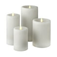 thumbnail image 5 of Fine Ribbed Motion Flameless Candle 3x5 White, 5 of 5