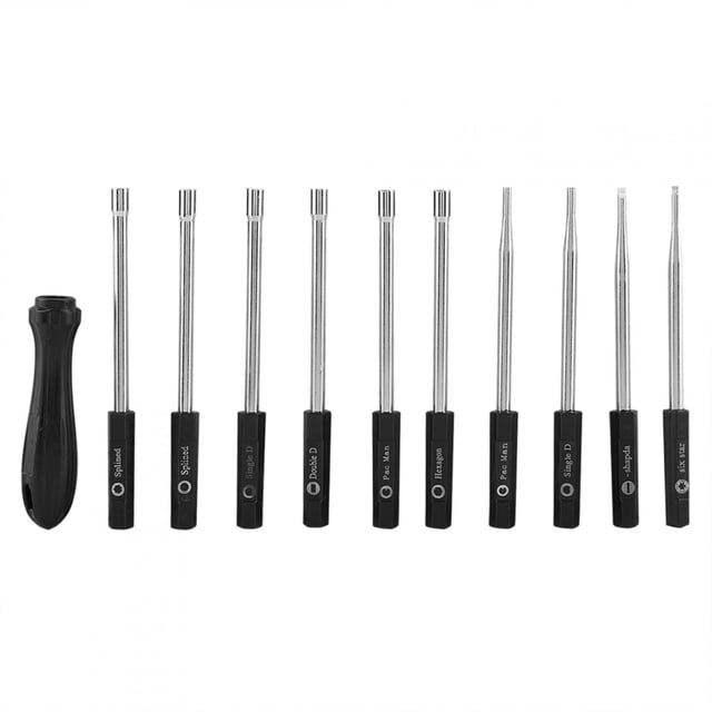Kit de Herramientas de Ajuste de Carburador 10Pcs Destornillador de Ajuste de Carburador Tornillo Común Carburador de 2 Ciclos Destornillador Peque?o con Estuche Protector Ecomeon no