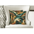 thumbnail image 5 of Ambesonne Mid Century Modern Throw Pillow Cover Pack of 2, Lake Mountains, 2 Pcs-18"x18", Ginger Dark Teal, 5 of 5