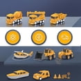 thumbnail image 7 of Magnetic Robot Racing Set, 35-piece set (with storage box), construction vehicles and robot toys, perfect for creative play, a 7-in-1 robot toy set., 7 of 7