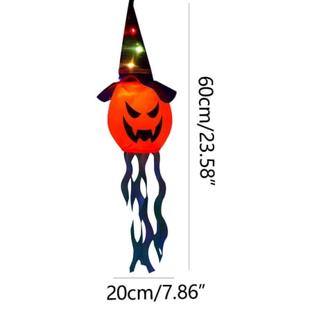 

DagobertNiko LED Witch Hat Halloween Ghost String Lights DIY Pendant Horror Lamp