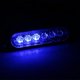 thumbnail image 3 of Lot de 2 feux stroboscopiques d'urgence à 6 LED 12 V pour voiture et camion, feux clignotants de danger, rouge et bleu, 3 of 4