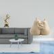 thumbnail image 2 of Estatua de caballo abrazando una pera de resina moderna, adorno artesanal, figura decorativa, soporte para libros, sujetalibros de cerámica, mano de o, 2 of 8