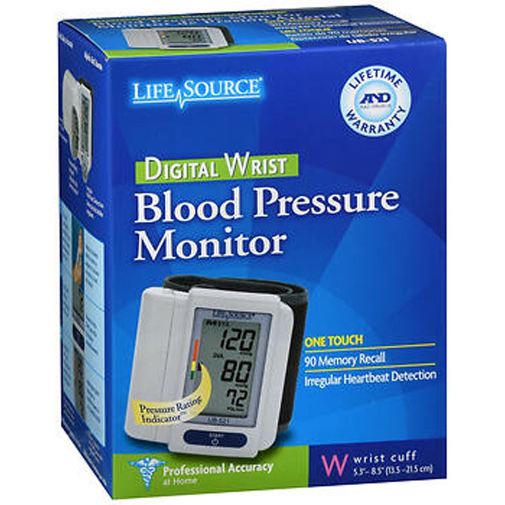 LifeSource UB521 Digital Wrist Blood Pressure Monitor