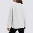 thumbnail image 7 of BXINGOHAI Women's Sherpa Fleece Jacket Faux Fuzzy Long Sleeve Casual Zip Up Bomber Coat White S, 7 of 7