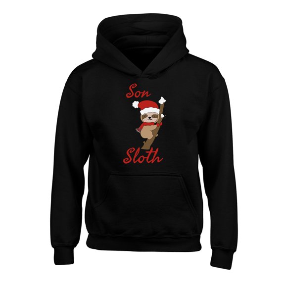 Awkward Styles Christmas Hoodies for Kids Youth Xmas Son Sloth Sweatshirt