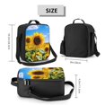 thumbnail image 2 of Picia Sky Golden Sunflower Field B Lunch box Lunch bag for men women Large capacity Lunchbox Reusable Lunch bags Insulated Lunch bag Lunch box cooler, 2 of 9