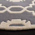 thumbnail image 4 of Safavieh Chatham Tapis Contemporain Gris Foncé - Rond 3 Pieds, 4 of 4