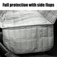 thumbnail image 4 of Plutus Pet Dog Car Seat Cover for Back Seat with Side Flaps and Mesh Window, Waterproof Anti-Scratch Nonslip Dog Hammock for Cars, Trucks and SUVs, Gray, 4 of 7