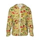 thumbnail image 1 of Fotbe Fruits And Vegetables Chaqueta con Protección Solar UPF 50+ para Hombre y Mujer, Camisa con Capucha y Bolsillos-Small, 1 of 7