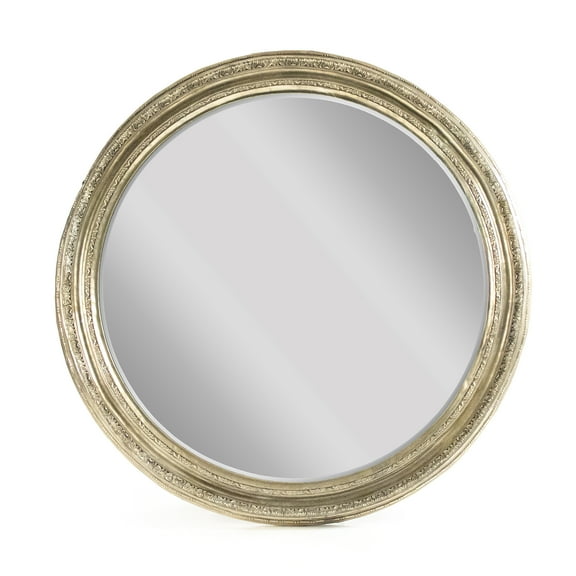 Zentique EZT150729 54.5 x 54.5 x 4 in. Mael Mirror, Antique Gold