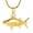 Gold, variant on Cremation Jewelry for Ashes Fish Urns Necklace for Men Women Memorial Keepsake Jewelry Shark Fish Ashes Pendant for Pets/Human