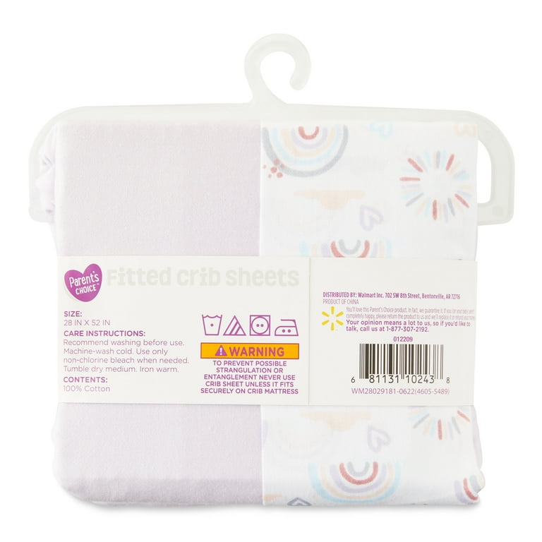 Walmart fitted shop crib sheets