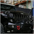 thumbnail image 3 of Spec-D Tuning TLH-WRG07BK-JK Jeep Wrangler JK Headlight Fornt Head Lamps Protect Guard Cover Trim Pair, 3 of 4