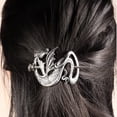 thumbnail image 4 of Viking Celtic Hair Clips - Silver Knotted Hairpin for Ladies & Women, 4 of 5