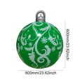 thumbnail image 3 of Bola Inflable De Navidad Bolas de juguete navideñas de 60 cm con luces LED, bolas iluminadas grandes, decoraciones para árboles de Navidad, 3 of 5