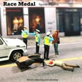 thumbnail image 4 of figatia Diorama Resin 1/64 Traffic Accident Scene Model For Photo Props DIY Projects, 4 of 9