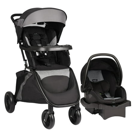 Evenflo Advanced SensorSafe Epic Travel System w/ LiteMax Infant Car Seat, (Best High End Stroller)