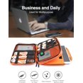 thumbnail image 2 of Luxtude Travel Cable Organizer Bag, Electronic Organizer Travel Case Large, Cord Organizers Bag, Tech Bag for Cable Storage/Cord Storage/iPad Pro(up to 11")/Wall Charger/Electronic Accessories, 2 of 4