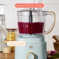 thumbnail image 3 of Beautiful 10-Cup Food Processor with Accessories, Hydrangea by Drew Barrymore, 3 of 19