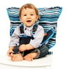 My Little Seat Travel High Chair - Hudson Stripes - The Original Portable High Chair For Travel - Travel High Chairs For Babies And Toddlers - Baby Seats For Sitting Up - Travel High Chair