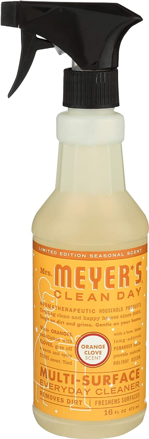 Mrs. Meyer's Clean Day MultiSurface Everyday Cleaner, Orange Clove, 16