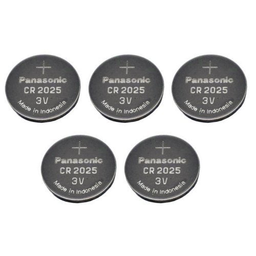 Panasonic CR2025-5 CR2025 3V Lithium Pièce de Batterie ()