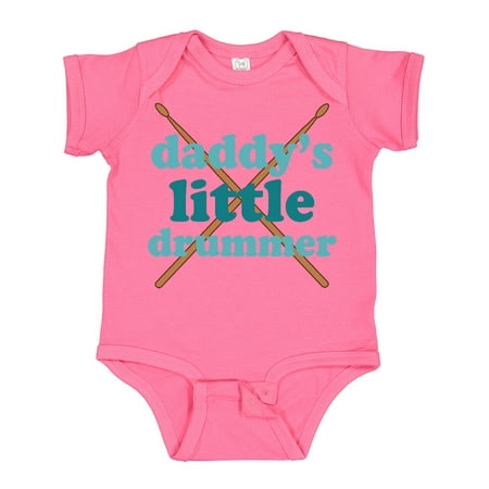 

Inktastic Daddy s Little Drummer Boys or Girls Baby Bodysuit